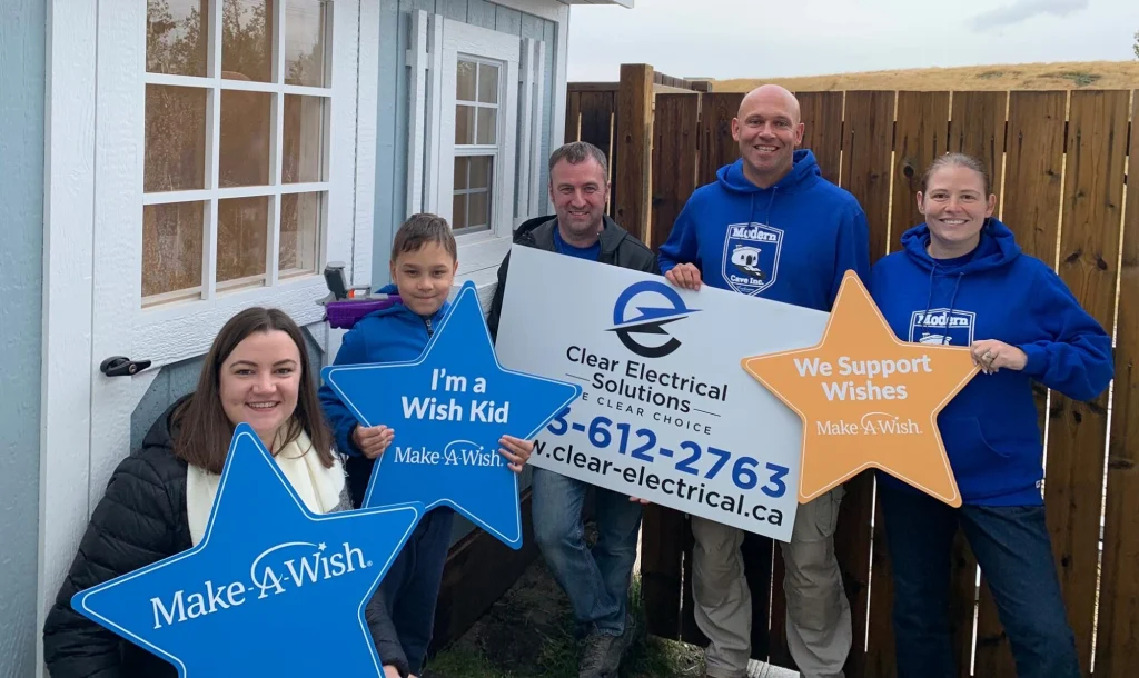 Support for children's wishes by a group advocating for residential electrical services